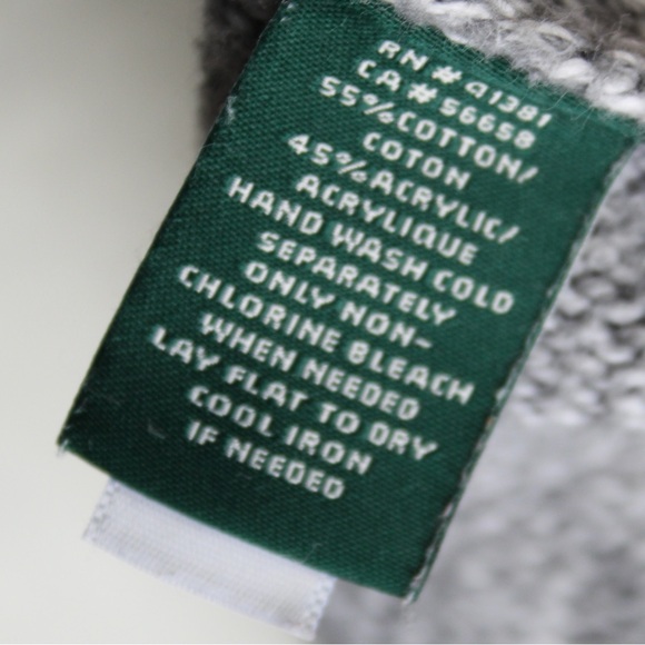 Ralph Lauren Women's Gray Dolman Long Sleeve Boatneck Knit Sweater Size Large - Picture 6 of 7